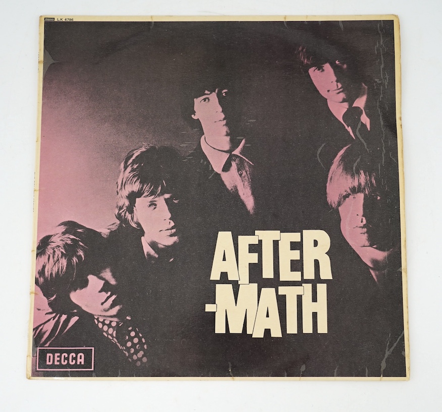 The Rolling Stones; Aftermath, mono on Decca LK4786, XARL-7209-6B. Condition - fair, some surface scratches to vinyl and wear to sleeve